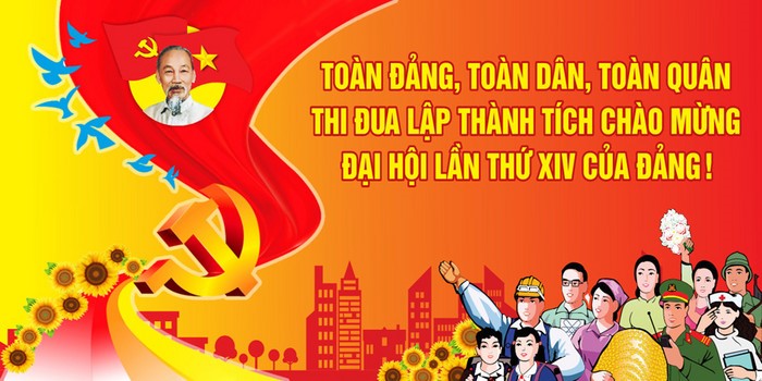 ĐẨY MẠNH TUYÊN TRUYỀN CÁC KHẨU HIỆU TRONG NHIỆM KỲ ĐẠI HỘI ĐẠI BIỂU TOÀN QUỐC LẦN THỨ XIV CỦA ĐẢNG