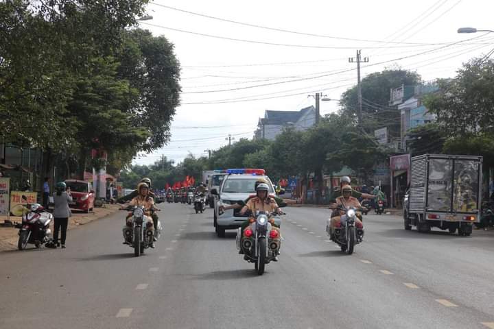 Ra quân thực hiện đợt cao điểm tấn công trấn áp tội phạm dịp Tết Nguyên đán Giáp Thìn 2024