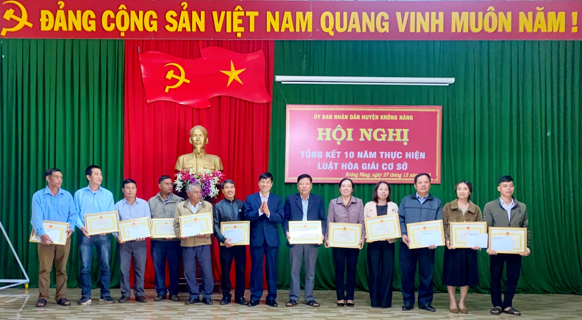 Hội nghị tổng kết 10 năm thi hành Luật Hòa giải ở cơ sở