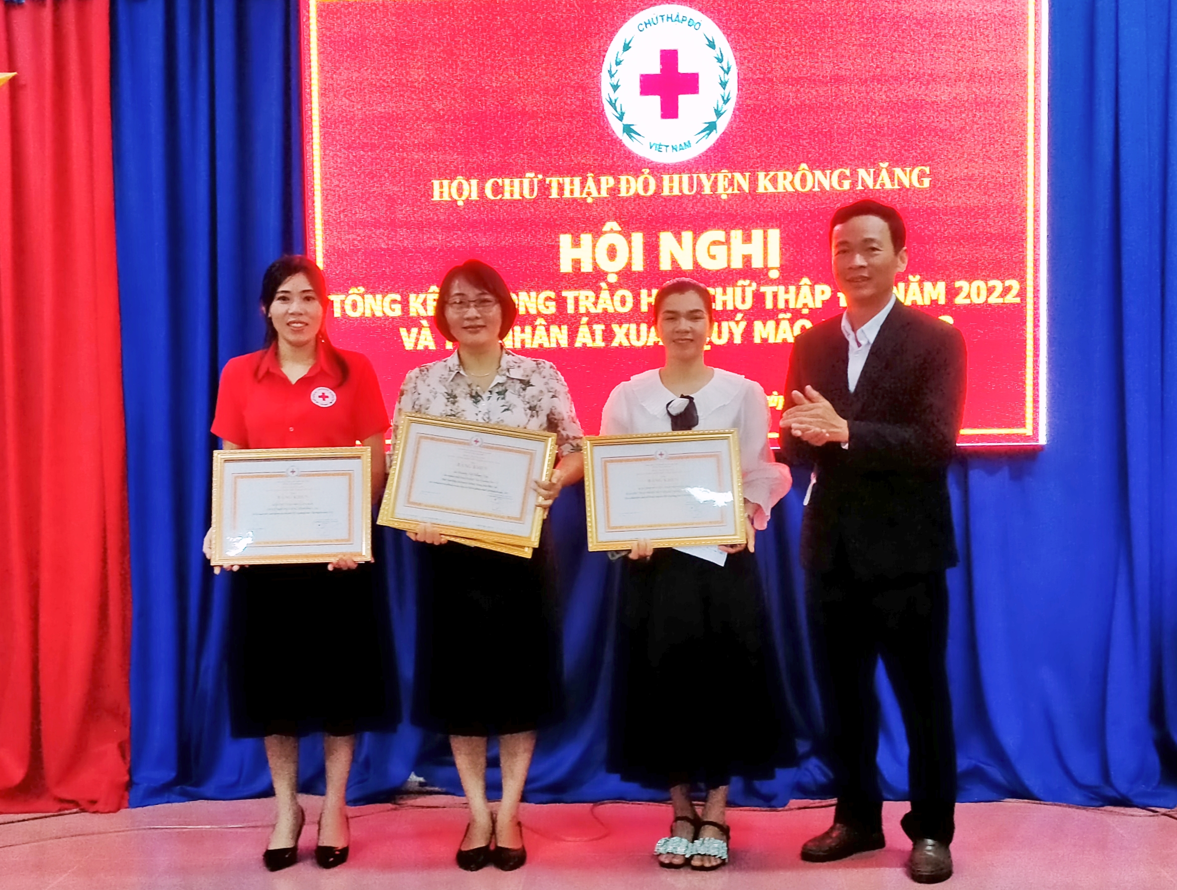 Hội Chữ thập đỏ huyện Krông Năng tổng kết công tác hội năm 2022, triển khai nhiệm vụ năm 2023