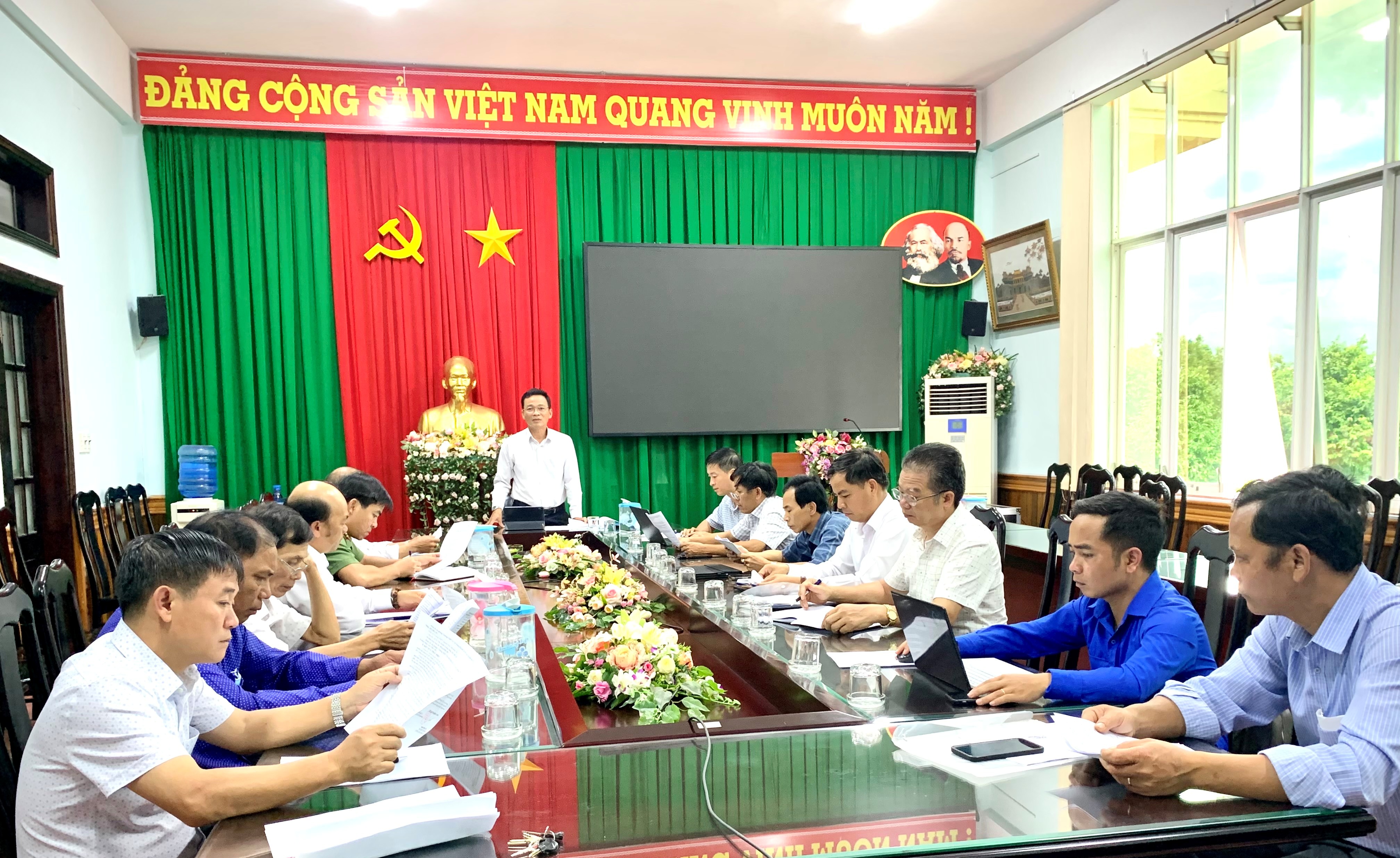 Huyện Krông Năng: Họp Ban Chỉ đạo kỳ thi THPT năm 2023 