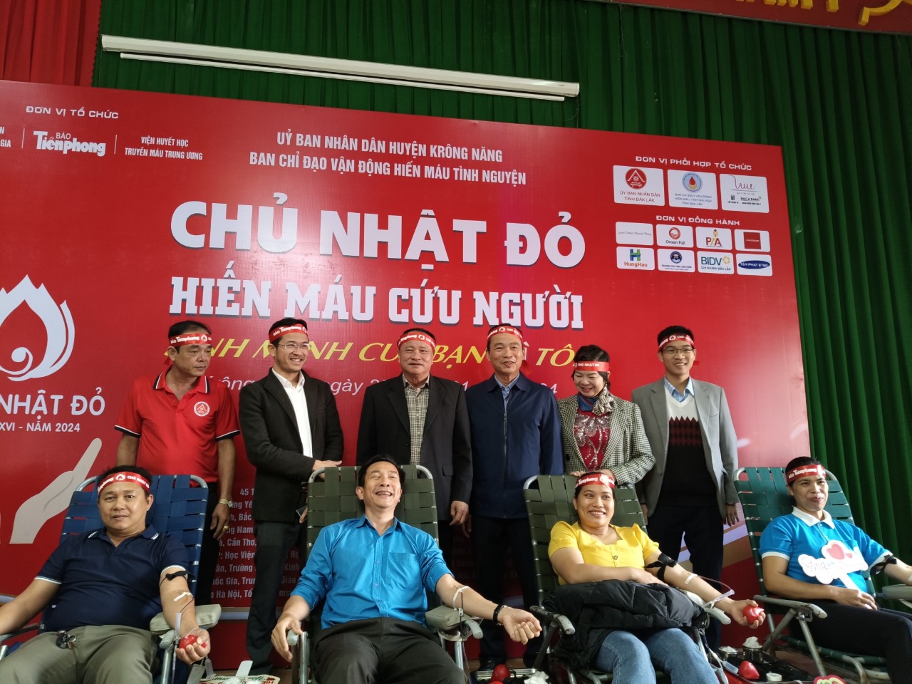 Huyện Krông Năng tổ chức ngày hội hiến máu tình nguyện đợt 1 năm 2024