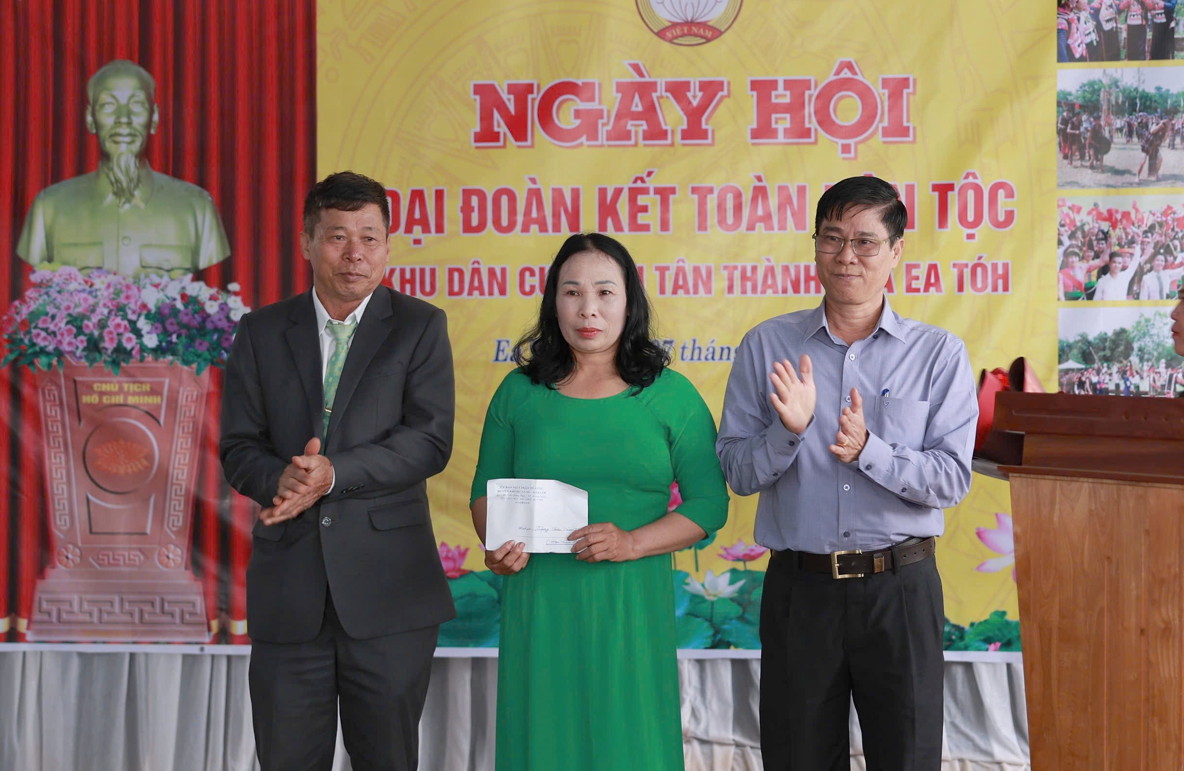 Thôn Tân Thành, Xã Ea Toh tổ chức Ngày hội Đại đoàn kết toàn dân tộc năm 2024