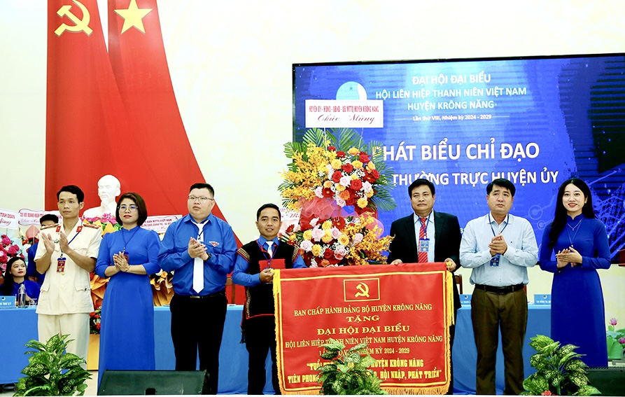 Đại hội đại biểu Hội LHTN Việt Nam huyện Krông Năng lần thứ VIII, nhiệm kỳ 2024 - 2029