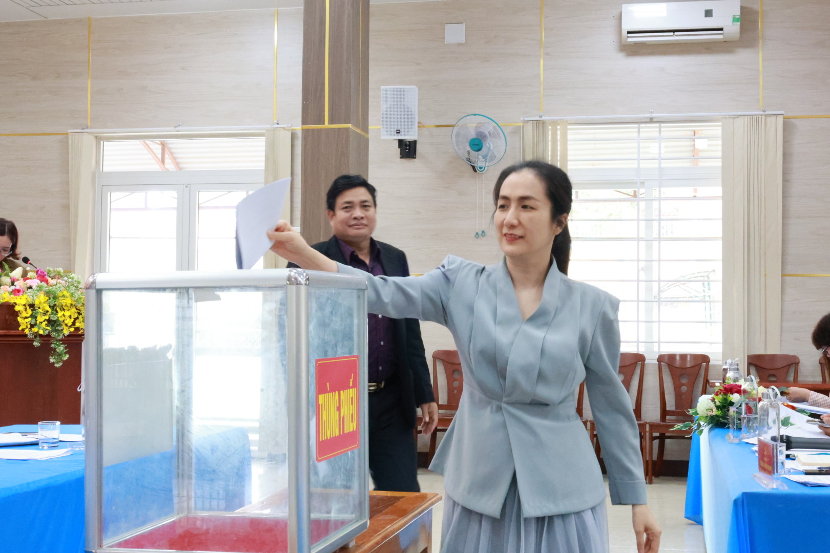 Huyện ủy Krông Năng tổ chức hội nghị thực hiện quy trình công tác cán bộ