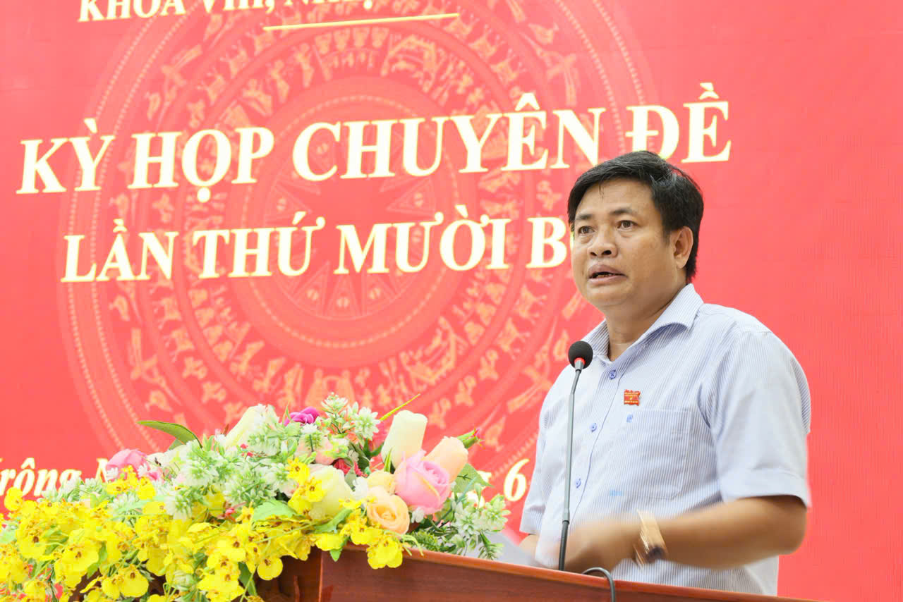Hội đồng nhân dân huyện Krông Năng Khóa VIII tổ chức Kỳ họp Chuyên đề lần thứ mười bốn