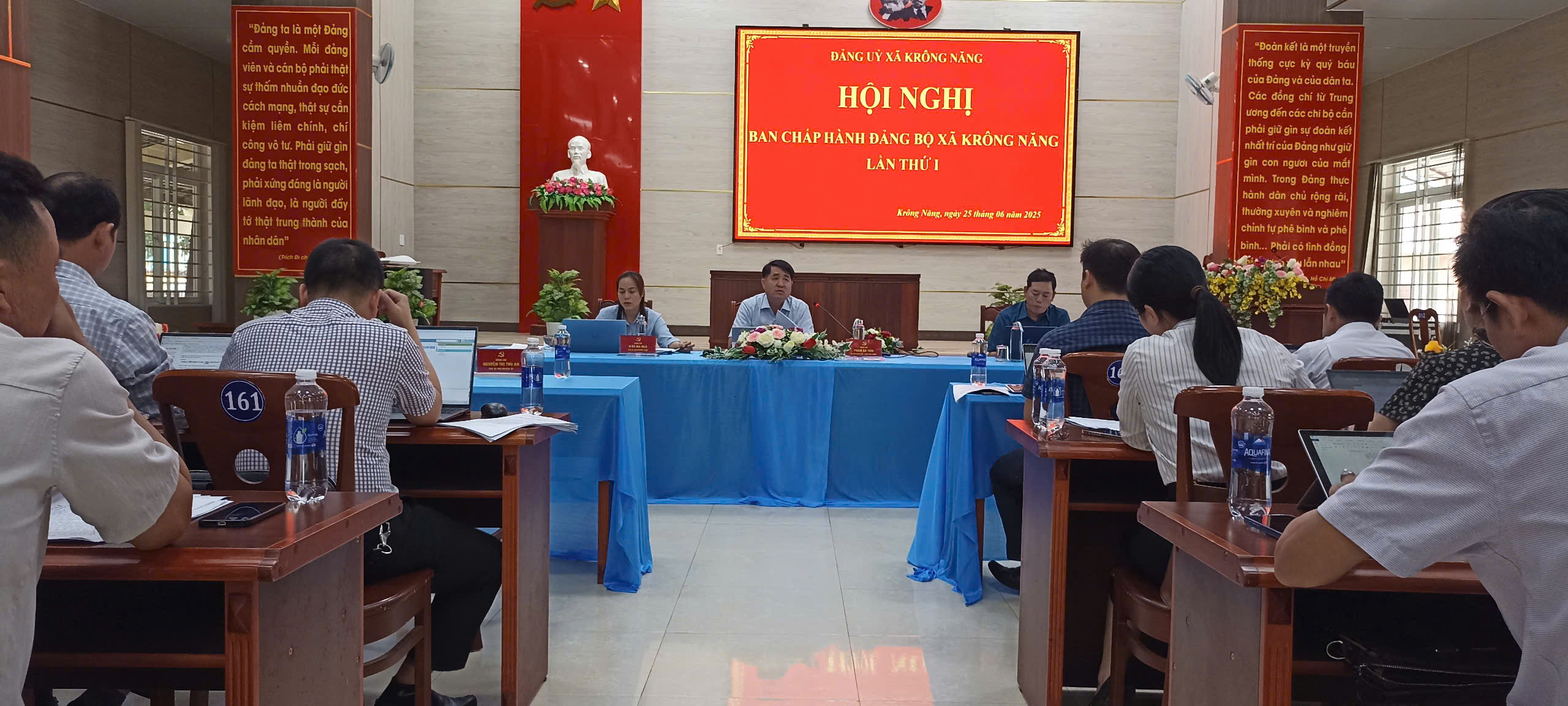 Xã Krông Năng vận hành thử nghiệm bộ máy chính quyền