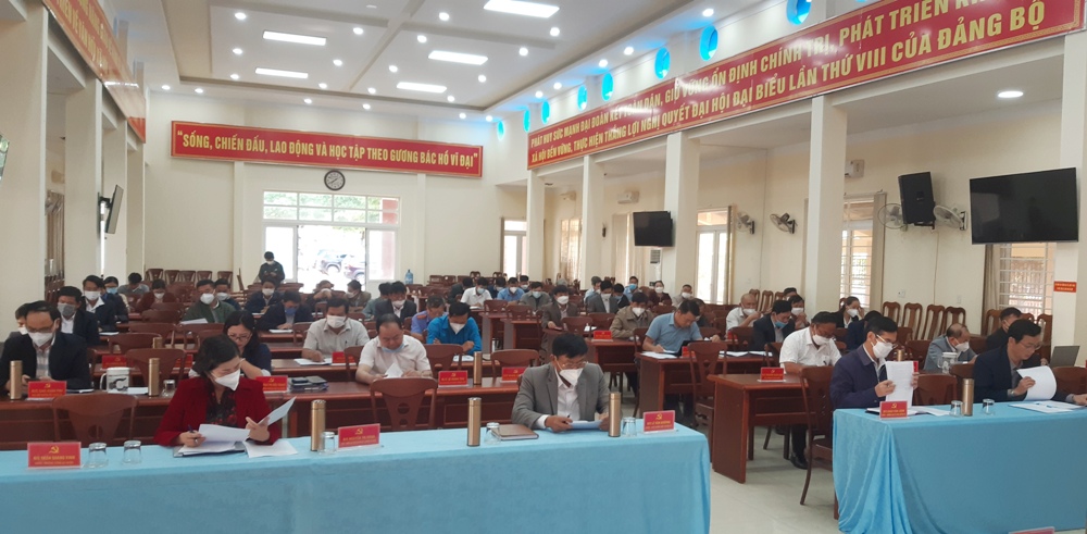Huyện ủy Krông Năng Hội nghị Ban chấp hành lần thứ 9 (Mở rộng)