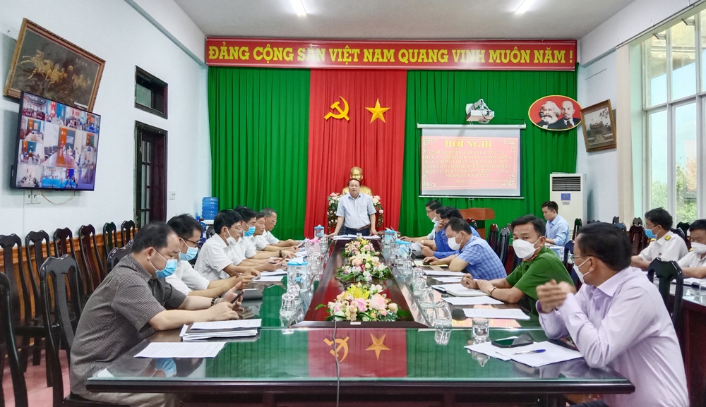 UBND huyện Krông năng tổ chức hội nghị sơ kết đánh giá tình hình thu NSNN quí I năm  2022