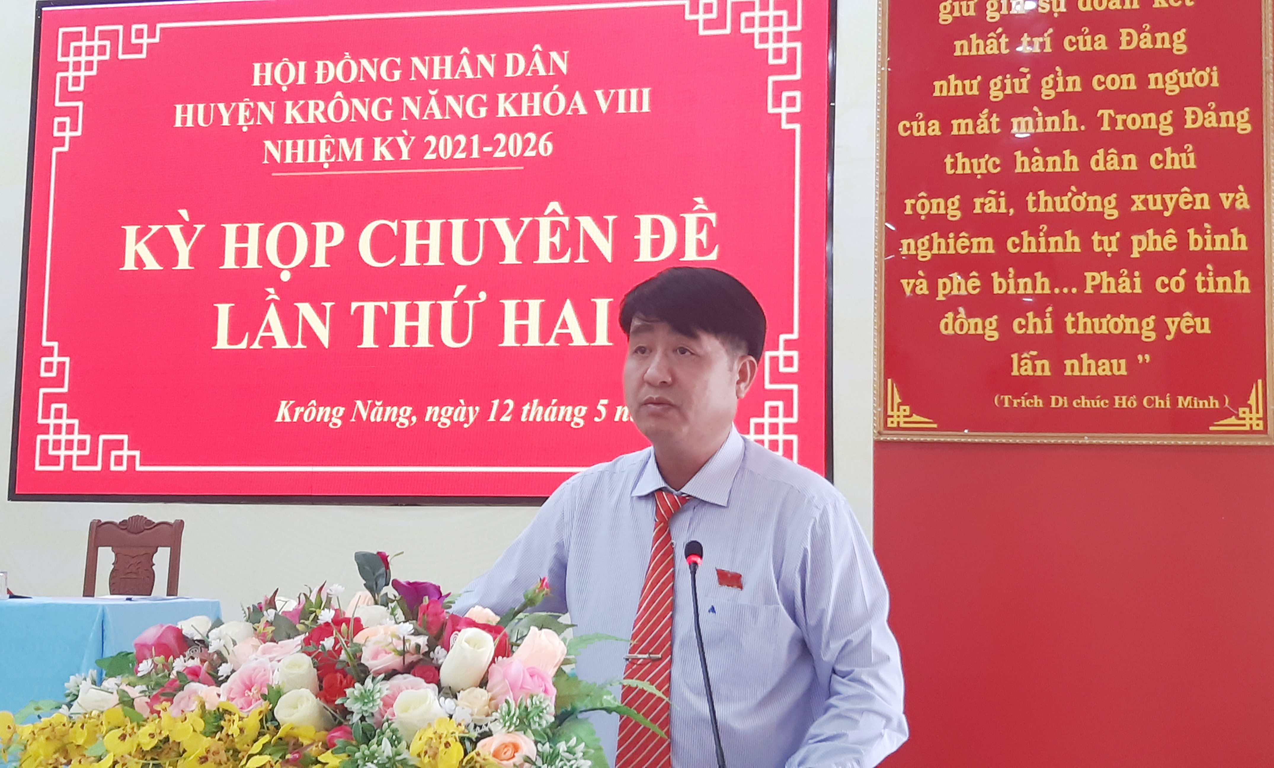 HĐND huyện Krông Năng tổ chức kỳ họp chuyên đề lần thứ 2