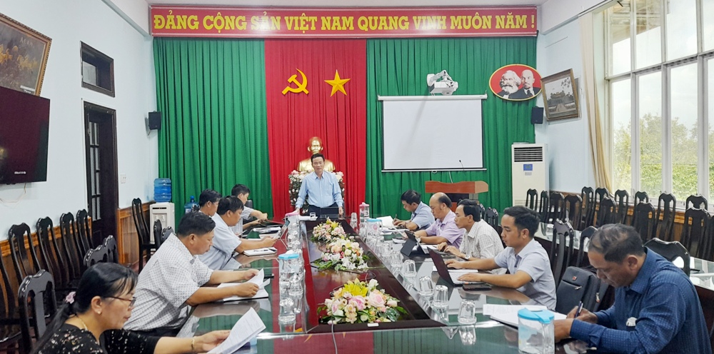 Huyện Krông Năng họp chuẩn bị cho kỳ thi tốt nghiệp THPT năm 2022