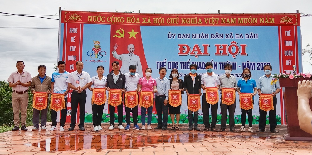 Xã Ea Dah khai mạc đại hội thể dục thể thao lần thứ III năm 2022