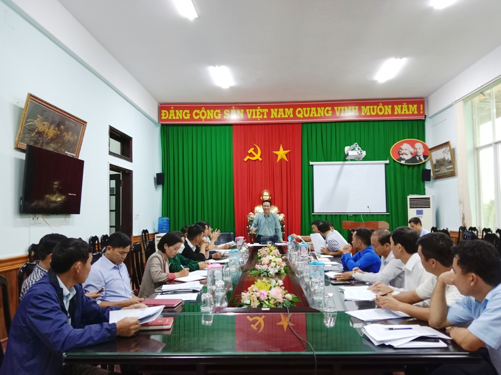 UBND huyện họp chuẩn bị tổ chức Đại hội TDTT lần thứ VII năm 2022