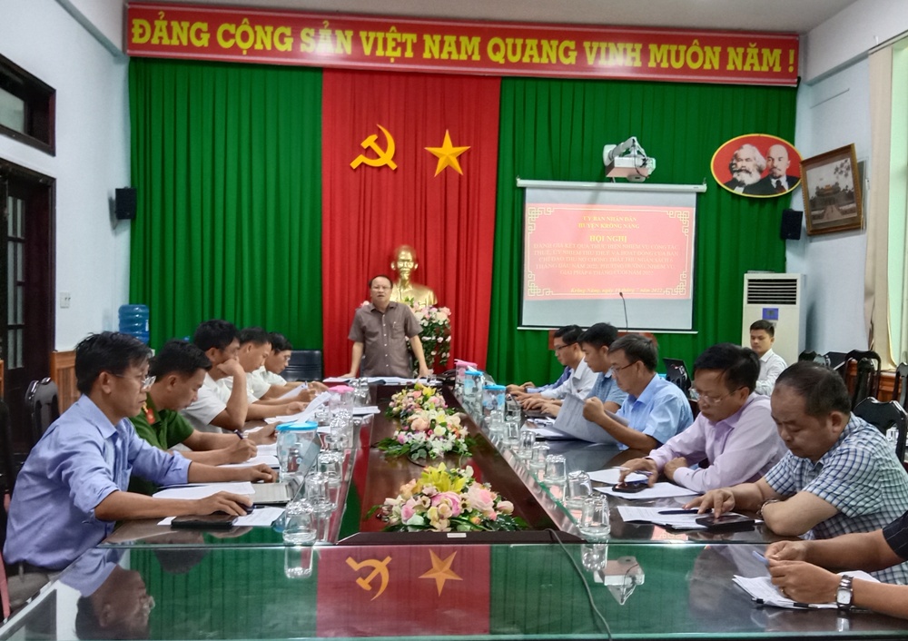 Hội nghị sơ kết công tác thu thuế, phí và hoạt động của Ban chỉ đạo 6 tháng đầu năm 2022