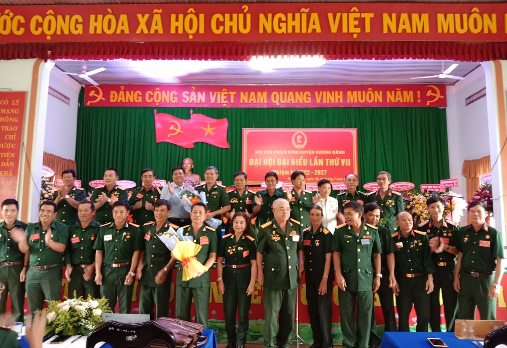 Đại hội cựu chiến binh huyện Krông Năng lần thứ VII nhiệm kỳ 2022-2027