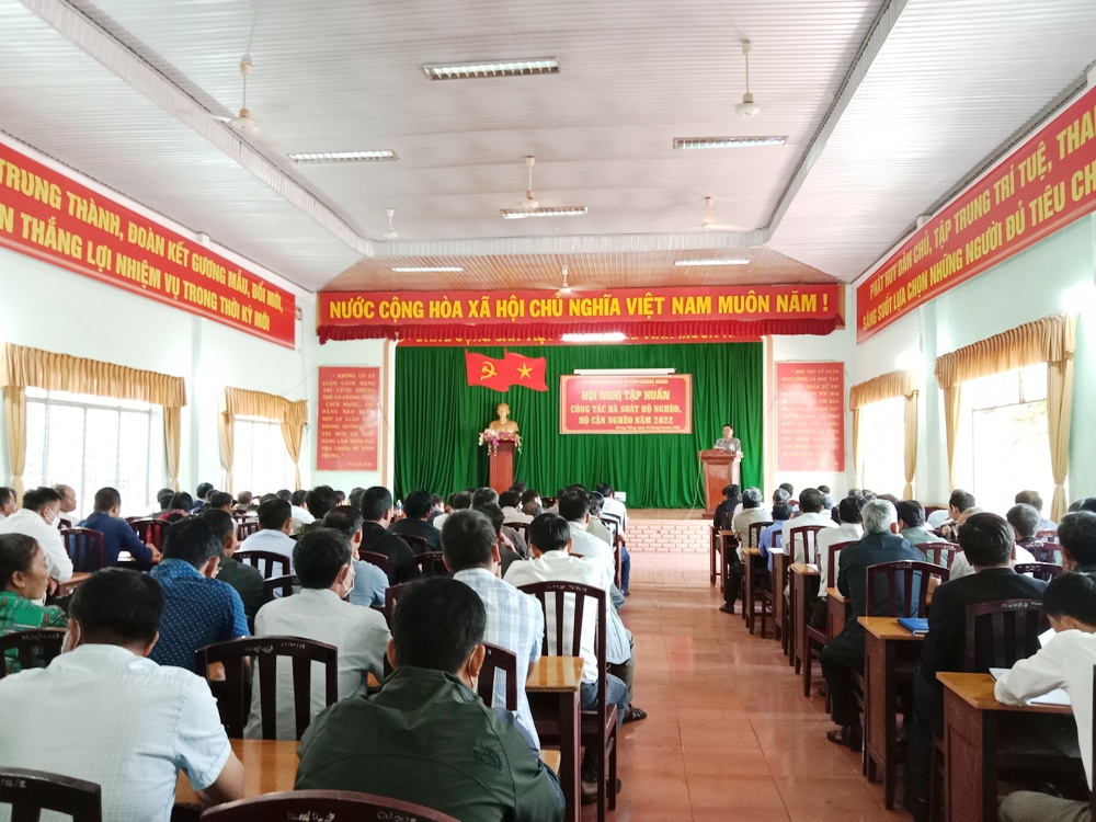 Hội nghị tập huấn rà soát hộ nghèo, hộ cận nghèo năm 2022