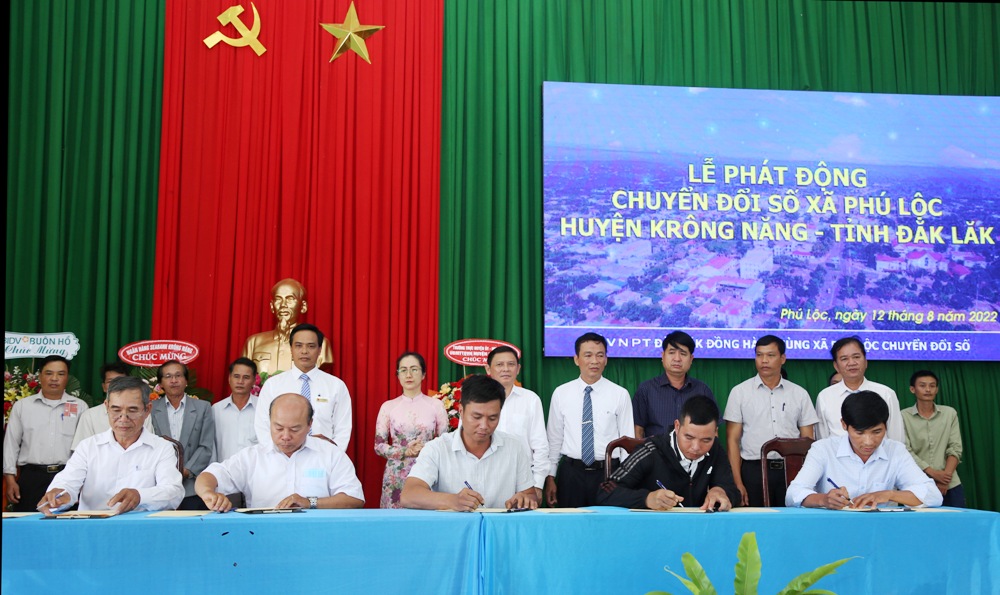 Xây dựng thí điểm mô hình chuyển đổi số cấp xã trên địa bàn huyện Krông Năng