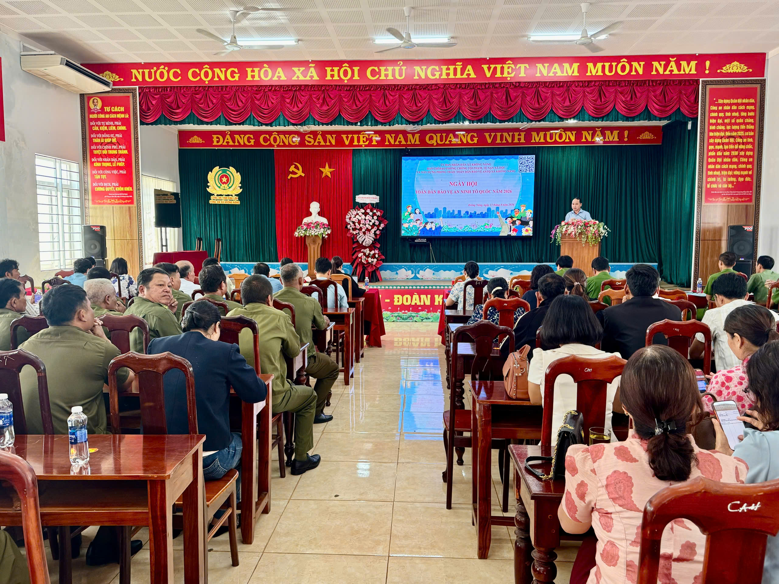 XÃ KRÔNG NĂNG TỔ CHỨC NGÀY HỘI TOÀN DÂN BẢO VỆ AN NINH TỔ QUỐC NĂM 2026