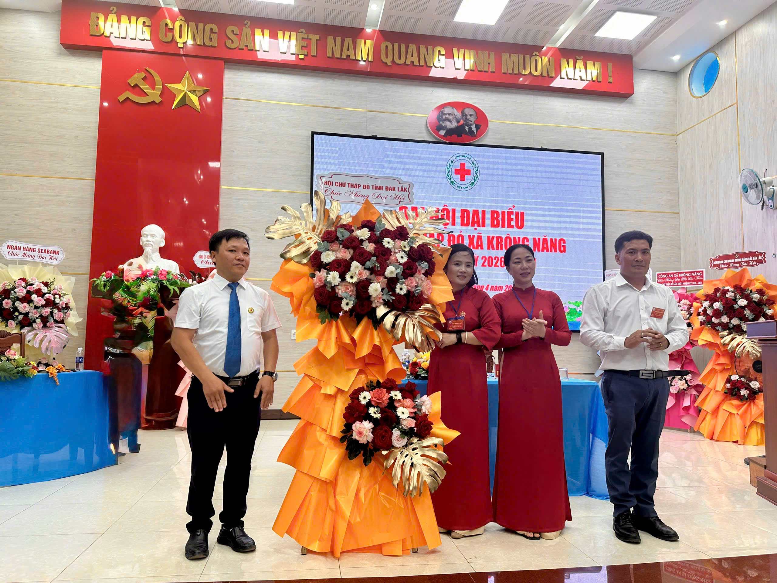 HỘI CHỮ THẬP ĐỎ XÃ KRÔNG NĂNG TỔ CHỨC ĐẠI HỘI, LẦN THỨ NHẤT, NHIỆM KỲ 2026 – 2031