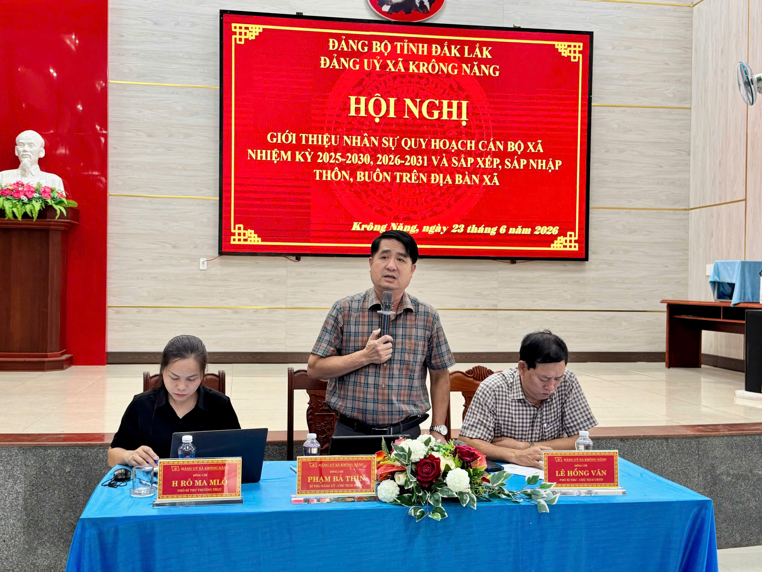 HỘI NGHỊ QUY HOẠCH CÁN BỘ NHIỆM KỲ 2025 -2030 , 2026 -2031