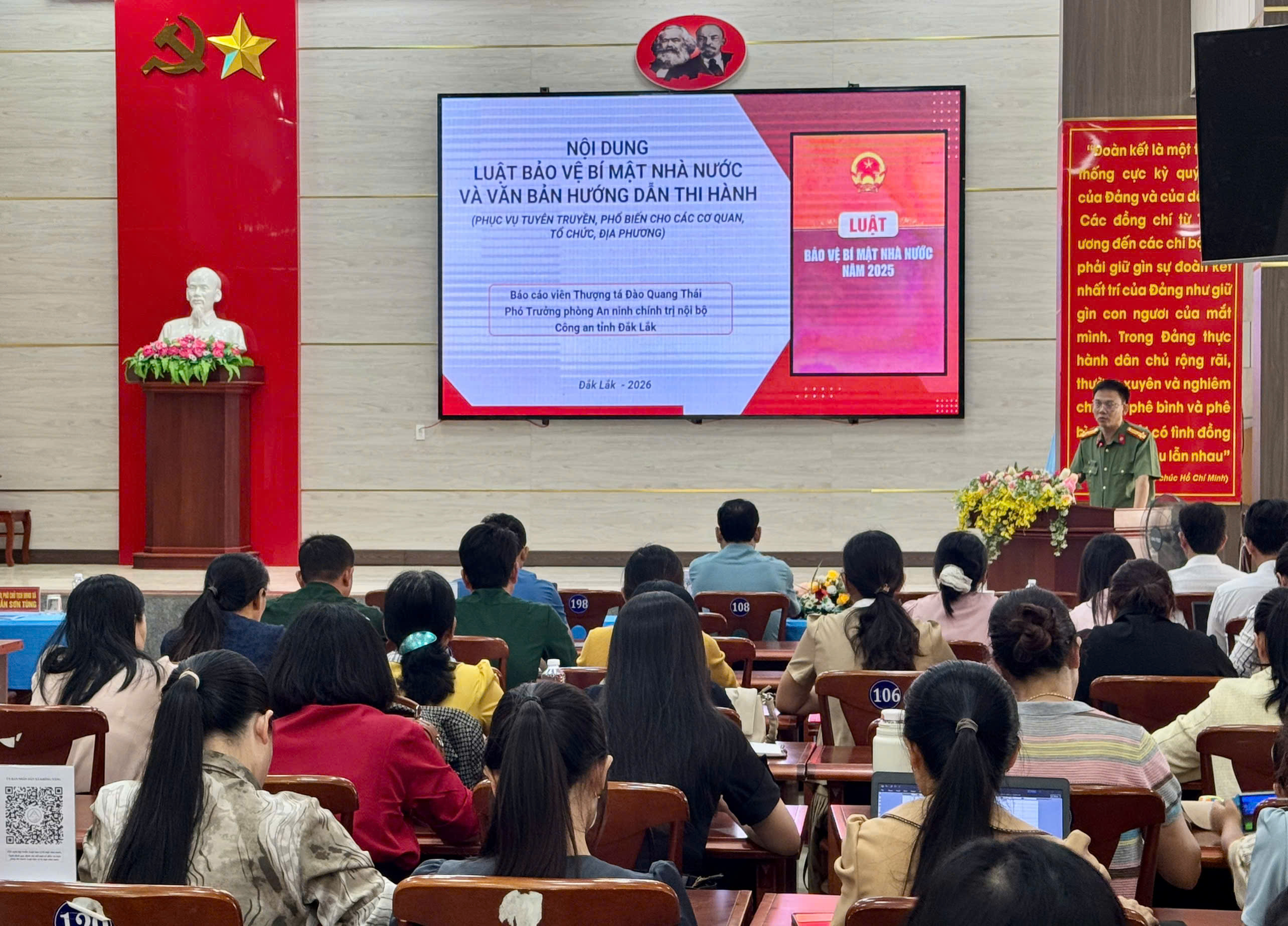 TẬP HUẤN LUẬT BẢO VỆ BÍ MẬT NHÀ NƯỚC NĂM 2026
